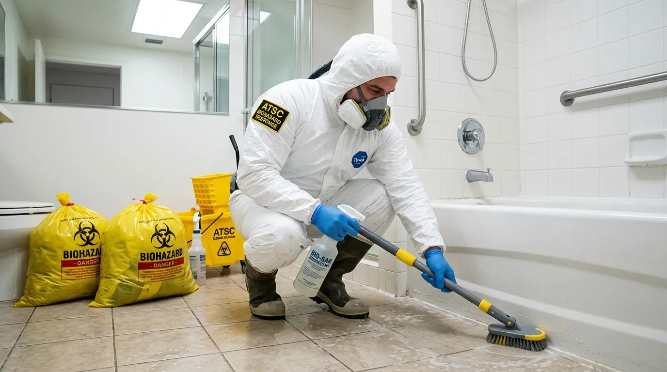 Decontamination equipment deployed for Blood Cleanup in East La Mirada